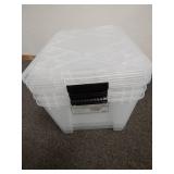 Set of 3 Greenmade Instaview 45 Quart Multi-Use Storage Bins Set of 3 Greenmade Instaview 45 Quart Multi-Use Storage Bins