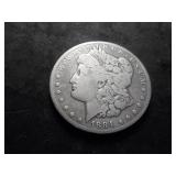 1884 CC Morgan Silver Dollar 1884 CC Morgan Silver Dollar