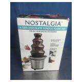 Nostalgia 4-Tier Chocolate Fountain - Silvertone Nostalgia 4-Tier Chocolate Fountain - Silvertone