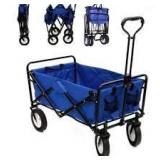 Pure Garden Collapsible Utility Wagon with Telescoping Handle Pure Garden Collapsible Utility Wagon with Telescoping Handle