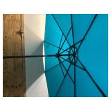 AckMizz 11ft Solar Umbrella Outdoor - Lighted Patio Umbrella with 40 LED Lights Waterprool Uv Protection, Table Umbrella with Tilt & Crank for Pool, Porch, Garden, Deck, Backyard(Sky Blue) AckMizz 11ft Solar Umbrella Outdoor - Lighted Patio Umbrella with 40 LED Lights Waterprool Uv Protection, Table Umbrella with Tilt & Crank for Pool, Porch, Garden, Deck, Backyard(Sky Blue)