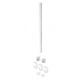 Closetmaid Adjustable 4-6ft Hanging Closet Rod Wire Shelf Accessory Kit, White Closetmaid Adjustable 4-6ft Hanging Closet Rod Wire Shelf Accessory Kit, White