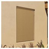 Coolaroo Beige Roll-Up Exterior Window Shade 72 in. W X 72 in. L Coolaroo Beige Roll-Up Exterior Window Shade 72 in. W X 72 in. L