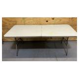Office Star Resin Rectangle Center-Folding Portable Table for Picnics, Camping, and Tailgating, 6 Feet Office Star Resin Rectangle Center-Folding Portable Table for Picnics, Camping, and Tailgating, 6 Feet