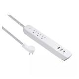 4 ft. Multiple Outlet and Wall Mounted Surge Protector Set (3-Pack) 4 ft. Multiple Outlet and Wall Mounted Surge Protector Set (3-Pack)
