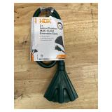 Lot of 2 - 2 ft. 14/3 Light Duty Indoor/Outdoor Extension Cord with Multiple Outlet Triple Tap End, Green Lot of 2 - 2 ft. 14/3 Light Duty Indoor/Outdoor Extension Cord with Multiple Outlet Triple Tap End, Green