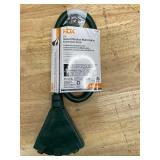 Lot of 2 - 2 ft. 14/3 Light Duty Indoor/Outdoor Extension Cord with Multiple Outlet Triple Tap End, Green Lot of 2 - 2 ft. 14/3 Light Duty Indoor/Outdoor Extension Cord with Multiple Outlet Triple Tap End, Green