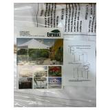 EURMAX OUTDOOR CANOPY PATIO UMBRELLA 10  x 10 EURMAX OUTDOOR CANOPY PATIO UMBRELLA 10  x 10