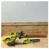 RYOBI Saw lot of 3 (for parts only) RYOBI Saw lot of 3 (for parts only)