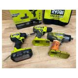 RYOBI Lot of 3 (for parts only) RYOBI Lot of 3 (for parts only)