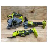 RYOBI Lot of 3 (for parts only) RYOBI Lot of 3 (for parts only)