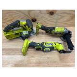 RYOBI Lot of 3 (for parts only) RYOBI Lot of 3 (for parts only)