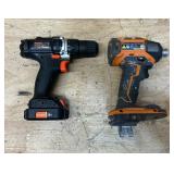 RIGID, WARRIOR, Impact Driver, Drill (for parts only) RIGID, WARRIOR, Impact Driver, Drill (for parts only)
