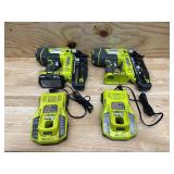 RYOBI Lot of 4 (for parts only) RYOBI Lot of 4 (for parts only)
