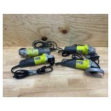 RYOBI Lot of 4 (for parts only) RYOBI Lot of 4 (for parts only)