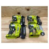 RYOBI Lot of 4 (for parts only) RYOBI Lot of 4 (for parts only)