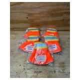 MCR Safety HVH100 Boonie Hat, High-Vis orange mesh, solid brim,2" Lime/Silver lot of 5 MCR Safety HVH100 Boonie Hat, High-Vis orange mesh, solid brim,2" Lime/Silver lot of 5