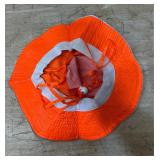 MCR Safety HVH100 Boonie Hat, High-Vis orange mesh, solid brim,2" Lime/Silver lot of 5 MCR Safety HVH100 Boonie Hat, High-Vis orange mesh, solid brim,2" Lime/Silver lot of 5