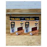 TOLSEN 10PCS ABRASIVE PAPER SHEET SET lot of 2 TOLSEN 10PCS ABRASIVE PAPER SHEET SET lot of 2