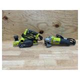 RYOBI Tools lot of 2 (for parts only) RYOBI Tools lot of 2 (for parts only)