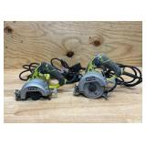 RYOBI Saws Lot of 2 (for parts only) RYOBI Saws Lot of 2 (for parts only)