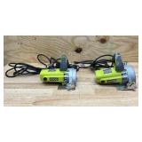 RYOBI Saws Lot of 2 (for parts only) RYOBI Saws Lot of 2 (for parts only)
