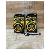 TOLSEN Measuring Tape 8m lot of 2 0917259.5 TOLSEN Measuring Tape 8m lot of 2 0917259.5
