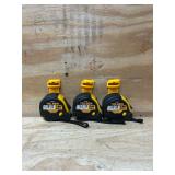 Tolsen Tape Measure 5M/16ft X 19mm lot of 3 0917255.7 Tolsen Tape Measure 5M/16ft X 19mm lot of 3 0917255.7
