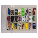 (2) Hot Wheels Storage Cases with Hot Wheels and Matchbox Cars