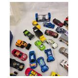 (2) Storage Cases Both Filled With Multiple Hot Wheels and Matchbox Cars, Stock Car Collector Case with Nascar Collectables
