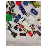 (2) Storage Cases Both Filled With Multiple Hot Wheels and Matchbox Cars, Stock Car Collector Case with Nascar Collectables