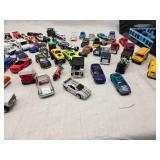 (2) Storage Cases Both Filled With Multiple Hot Wheels and Matchbox Cars, Stock Car Collector Case with Nascar Collectables