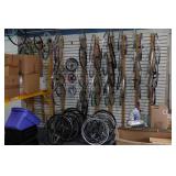 Large Assortment of Bike Wheels and Some Tires Large Assortment of Bike Wheels and Some Tires