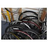 Large Assortment of Bike Wheels and Some Tires Large Assortment of Bike Wheels and Some Tires