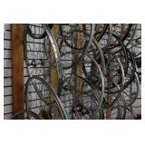 Large Assortment of Bike Wheels and Some Tires Large Assortment of Bike Wheels and Some Tires
