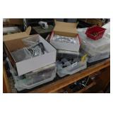 Assorted Bike Parts - Many Small Parts in Organizers Assorted Bike Parts - Many Small Parts in Organizers