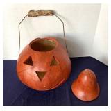 Large Gourd Jack-o-Lantern