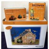 Dept. 56 Halloween: "Screech Owl Farm", "Deranged Chickens" and "Forgotten Garden"