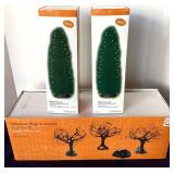 Dept.56 Halloween: "Haunted Sounds & Lit Trees" and "Halloween Twinkle Brite Tree"