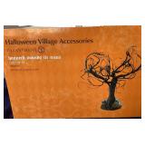 Dept.56 Halloween: "Haunted Sounds & Lit Trees" and "Halloween Twinkle Brite Tree"