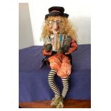 Halloween "Bookworm Witch" Figure