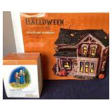 Dept. 56 Halloween: "Screech Owl Farmhouse" and "Strangers Beware"