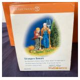 Dept. 56 Halloween: "Screech Owl Farmhouse" and "Strangers Beware"