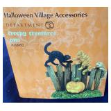 Dept. 56 Halloween: "Creepy Creek Carriage House" and "Creepy Creature Cats"