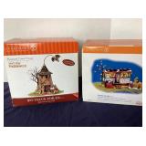 Dept. 56 Halloween: "Haunted Tower Tours" and "Costumes For Sale"