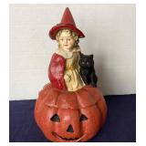 Bethany Lowe Halloween "Payton in Pumpkin" Candy Dish