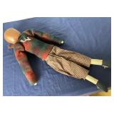 Folk Art Pumpkin Head Doll