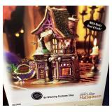 Dept. 56 Halloween: "Hair Today, Gone Tomorrow" and " Bewitching Costume Shop"
