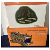 Dept. 56 Halloween: "Crow Creek Covered Bridge" and "Eerie Rocks & Road"