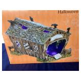 Dept. 56 Halloween: "Crow Creek Covered Bridge" and "Eerie Rocks & Road"